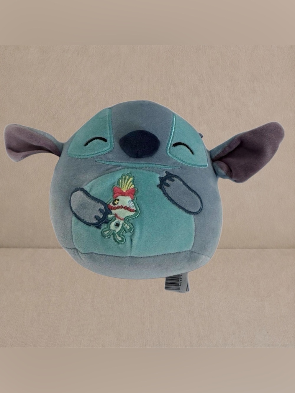 Disney Squishmallow Stitch 8” Hugging Scrump By Jaswares 2022 Cuddly Super Soft